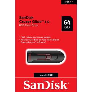 SanDisk Cruzer Glide 3.0 USB Flash Drive 64GB